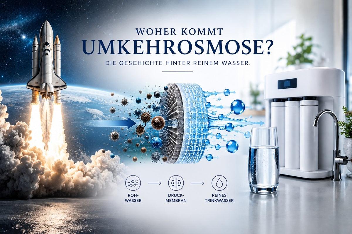 Osmoseanlage für die Küche – NASA-Technologie für reines Trinkwasser