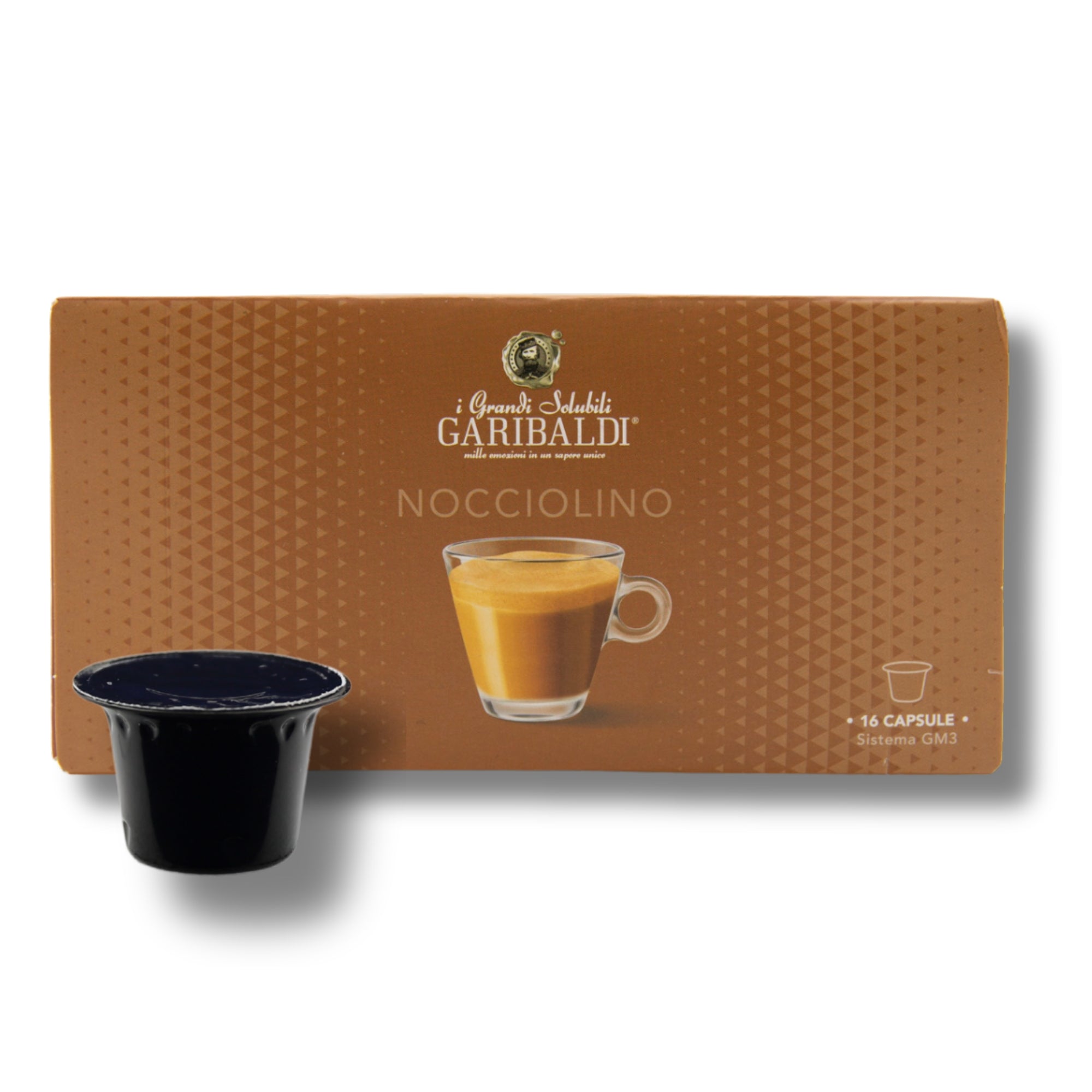 Garibaldi Noccolino – 16 Kapseln | Für Espre Caffè System & Nais Espre Osmoseanlage
