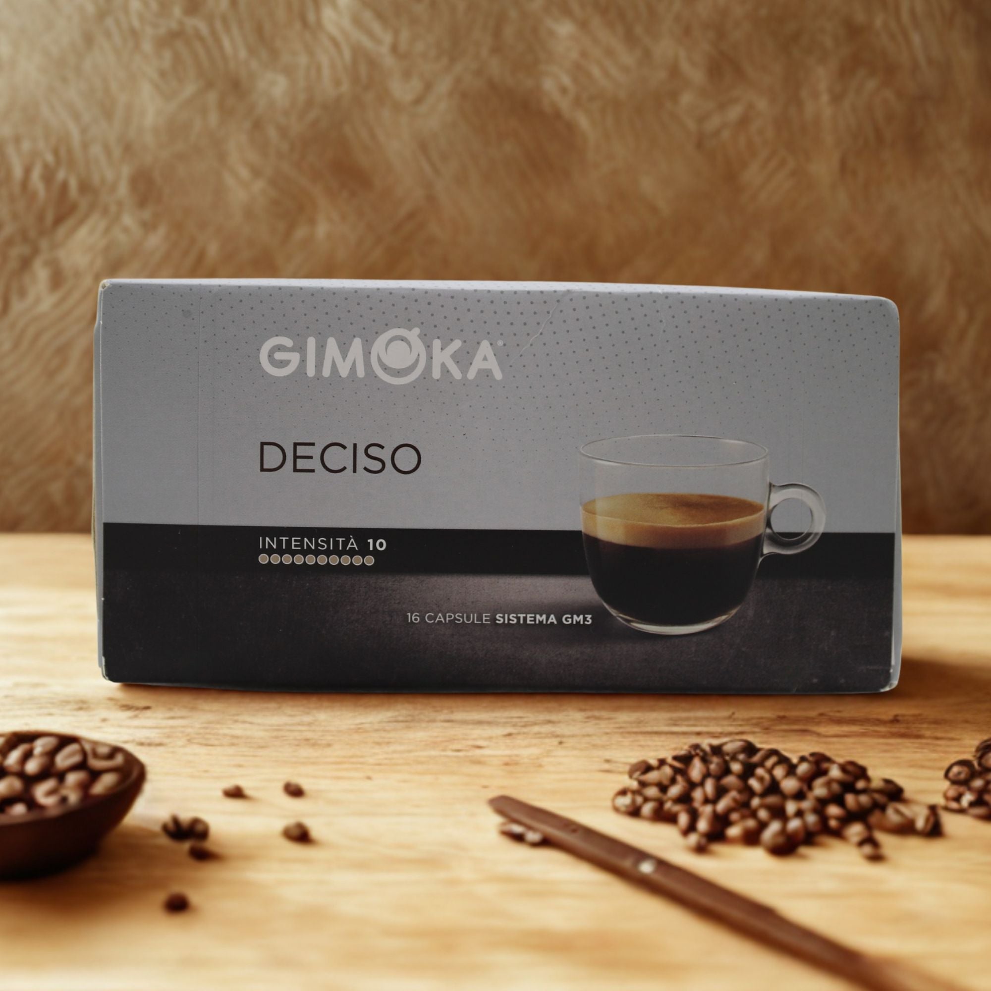 Gimoka Deciso – 16 Kaffeekapseln | Für Espre Caffè System & Nais Espre Osmoseanlage