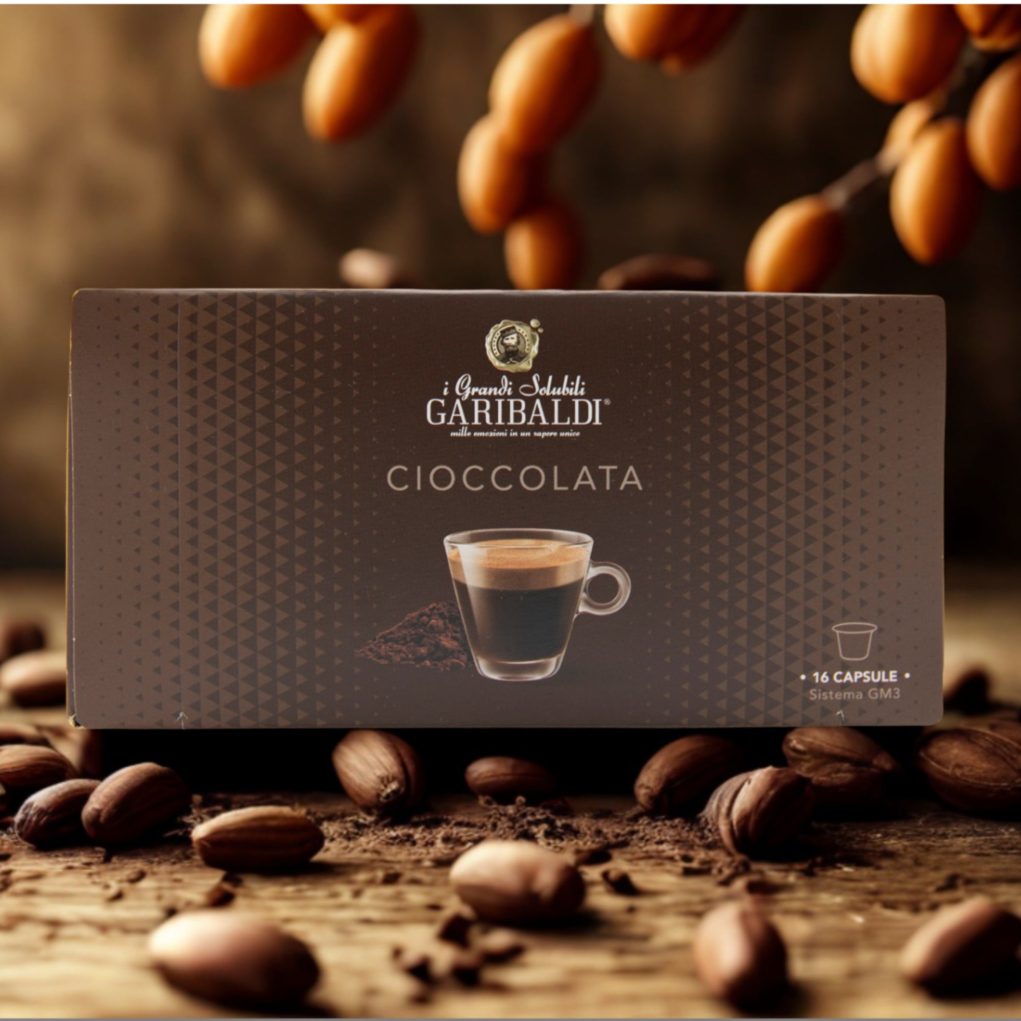 Cioccolata Kapseln – 16 Stück | Heiße Schokolade für Espre Caffè System