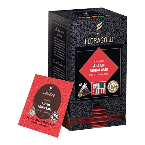 Floragold Schwarztee Assam 15 Beutel