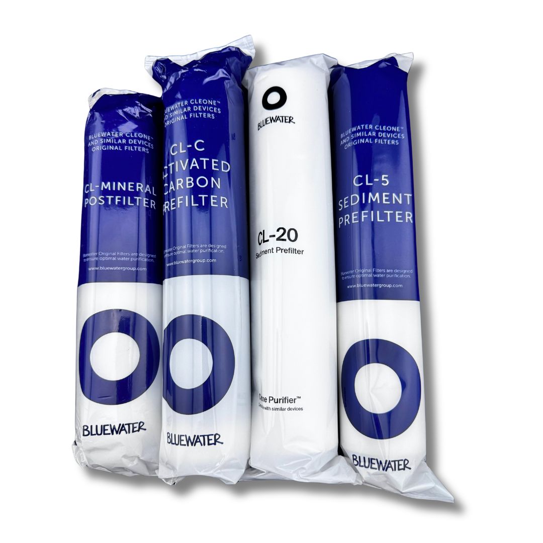 Filtersatz mit Mineralisierung für Kuna Cleone, Zepter Aqueena und BlueWater Osmoseanlagen.