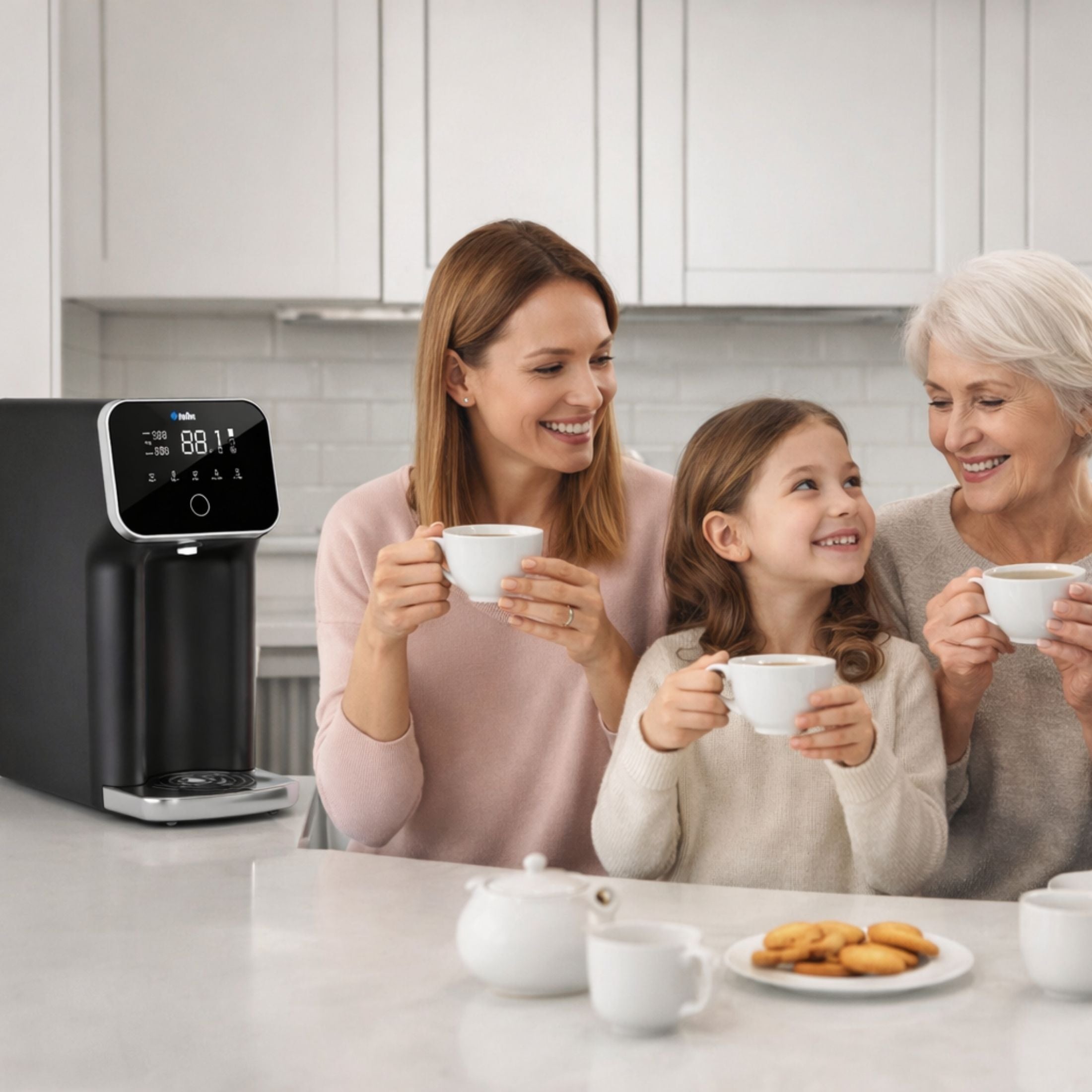 Kompakte Osmoseanlage für zuhause - modernes Wasserfiltersystem für reines Trinkwasser