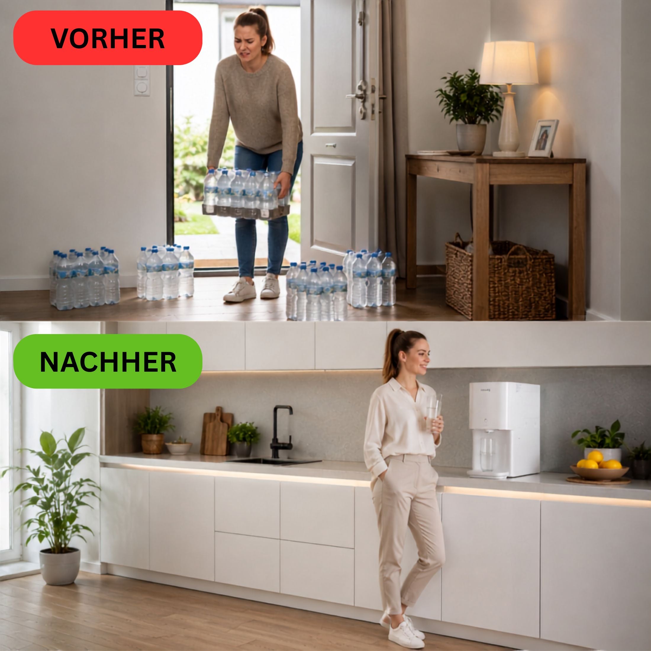 Coway CHP-6310 Osmoseanlage – modernes Wasserfiltersystem für heißes, kaltes und gefiltertes Trinkwasser.