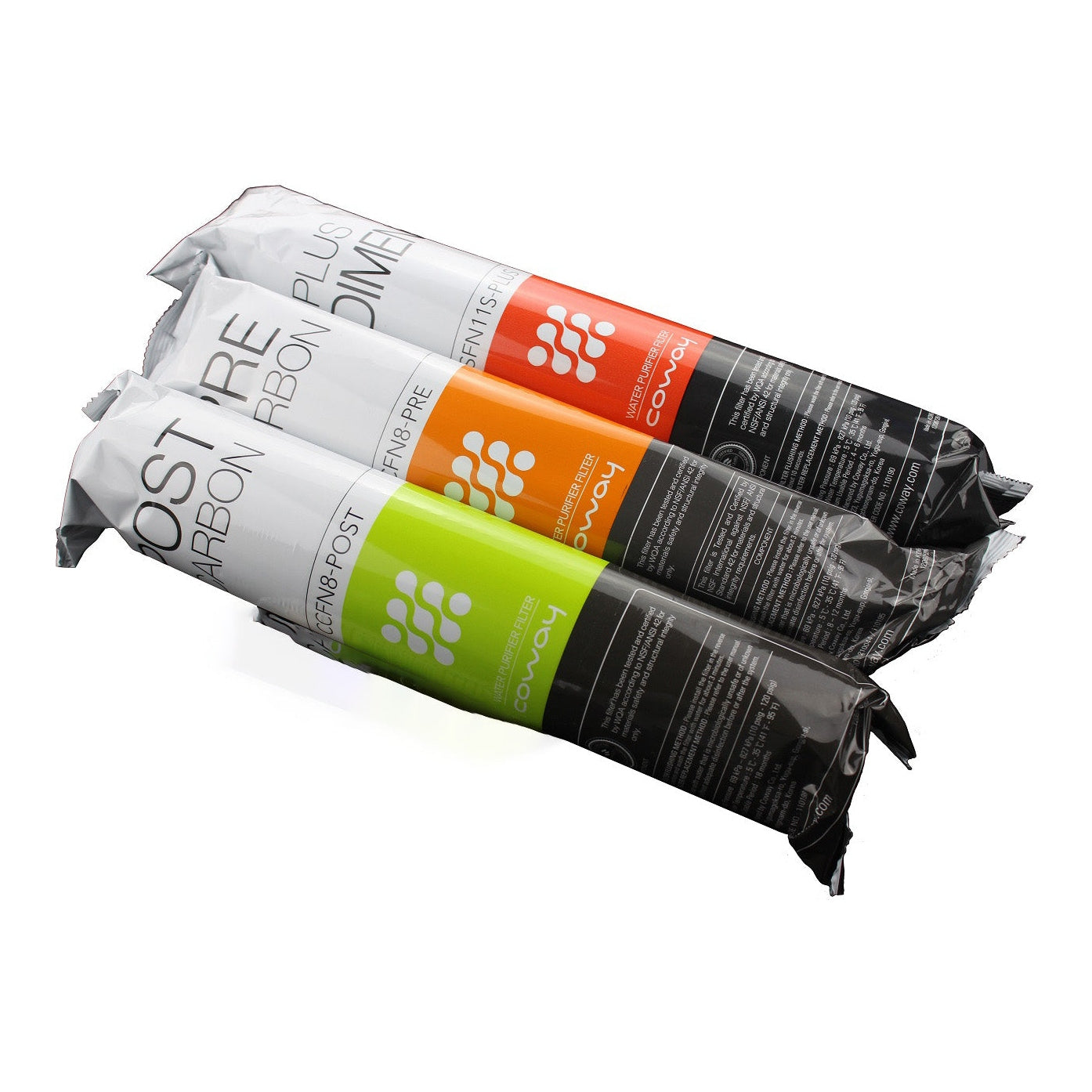 Filtersatz für Aqua Perl I, Aqua Perl II, Coway P-03C oder P-03D inkl. Desinfektionsmittel