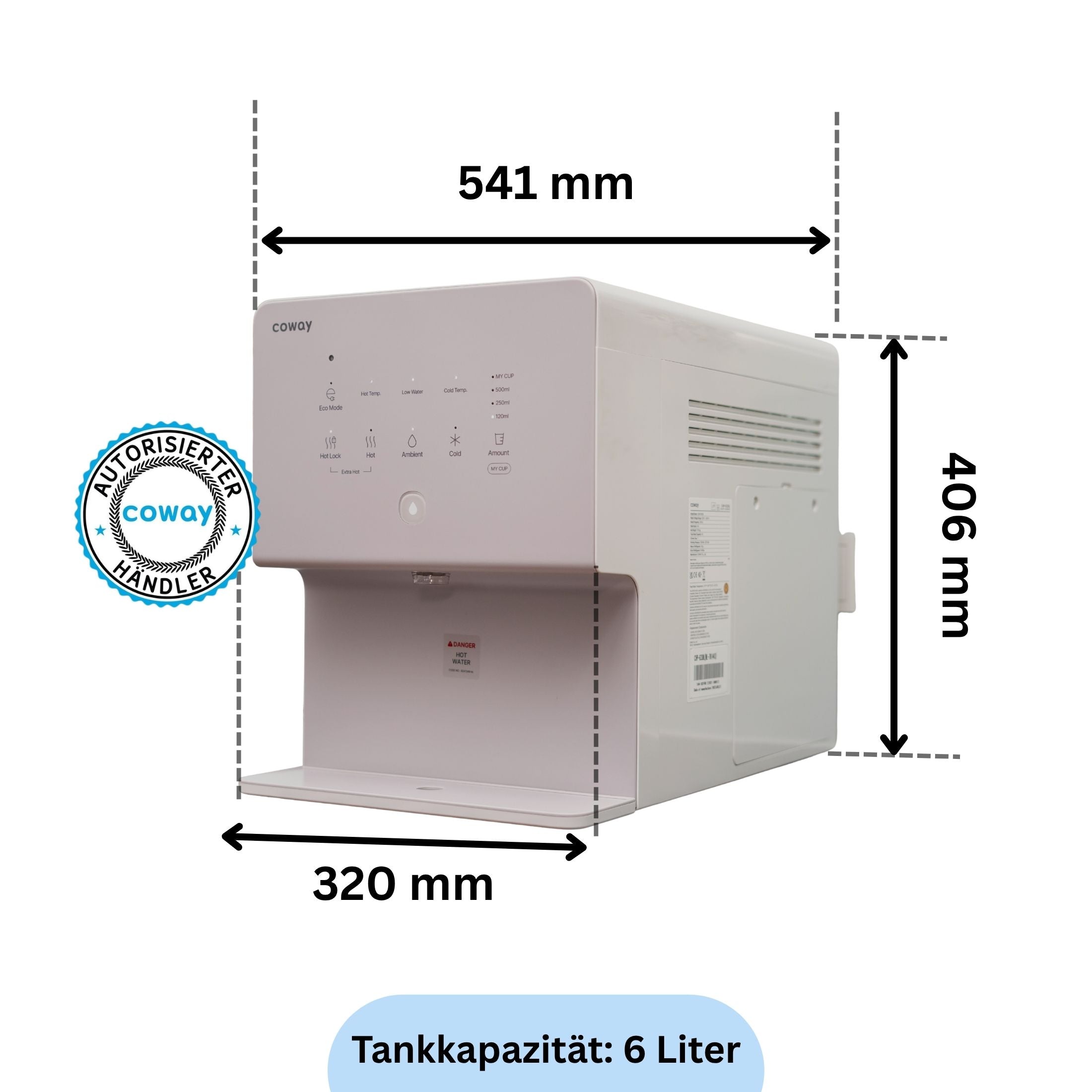 Coway CHP-6330 Wasserfilter Osmoseanlage – reines Trinkwasser für moderne Küchen und Zuhause.