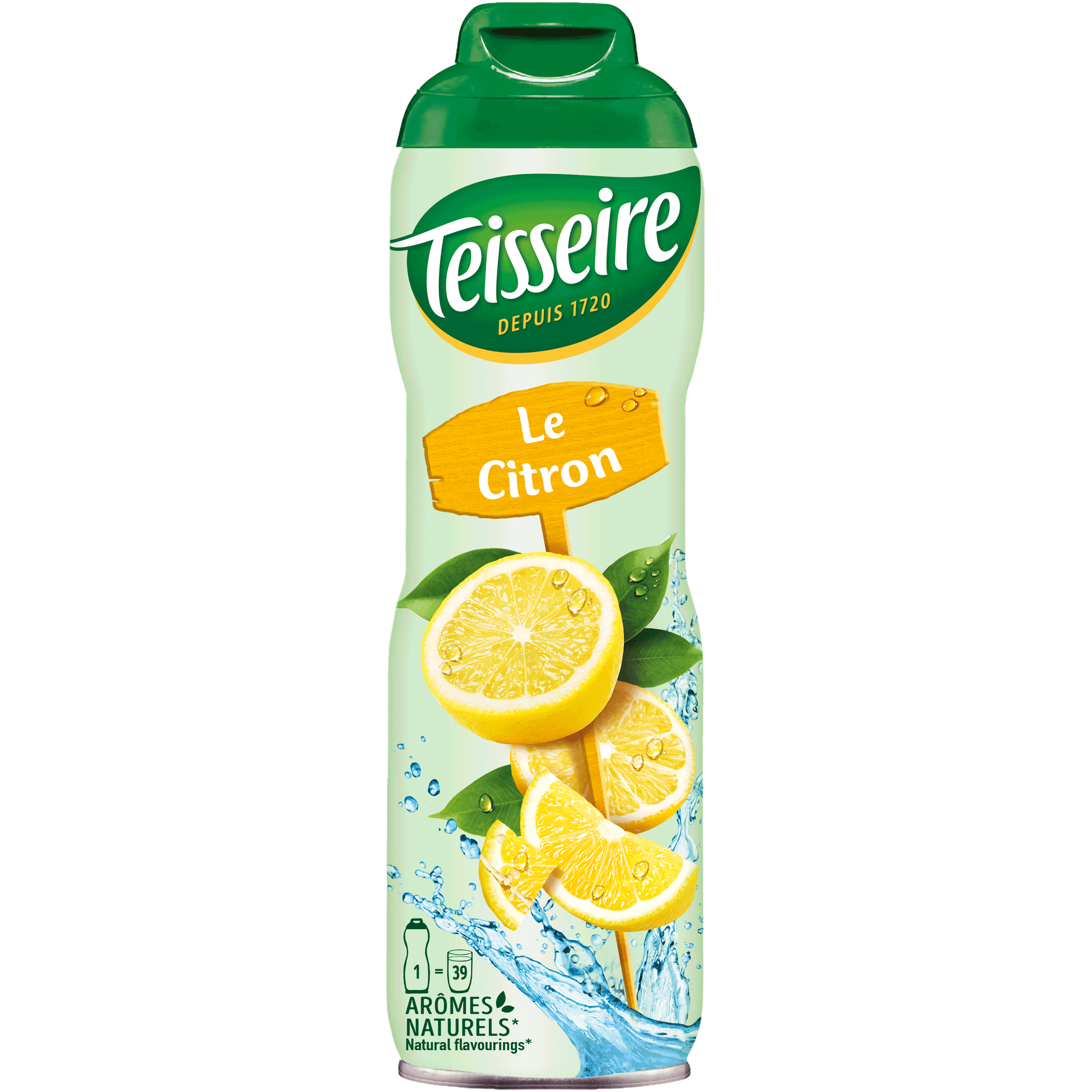 Сироп Teisseire Lemon 600 мл новое соотношение смешивания
