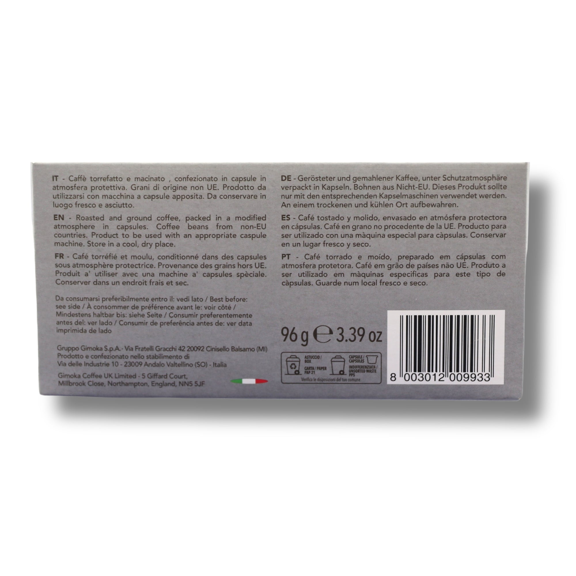 Kaffeekapseln Intenso – 16 Stück | Für Espre Caffè System & Nais Espre Osmoseanlage