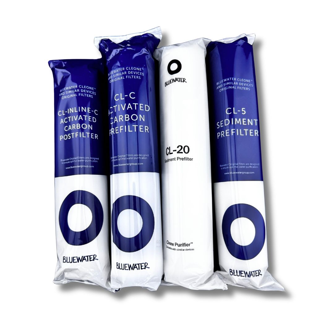 Filterset mit Mineralisierung für BlueWater, Kuna Cleone und Zepter Aqueena Osmoseanlagen.
