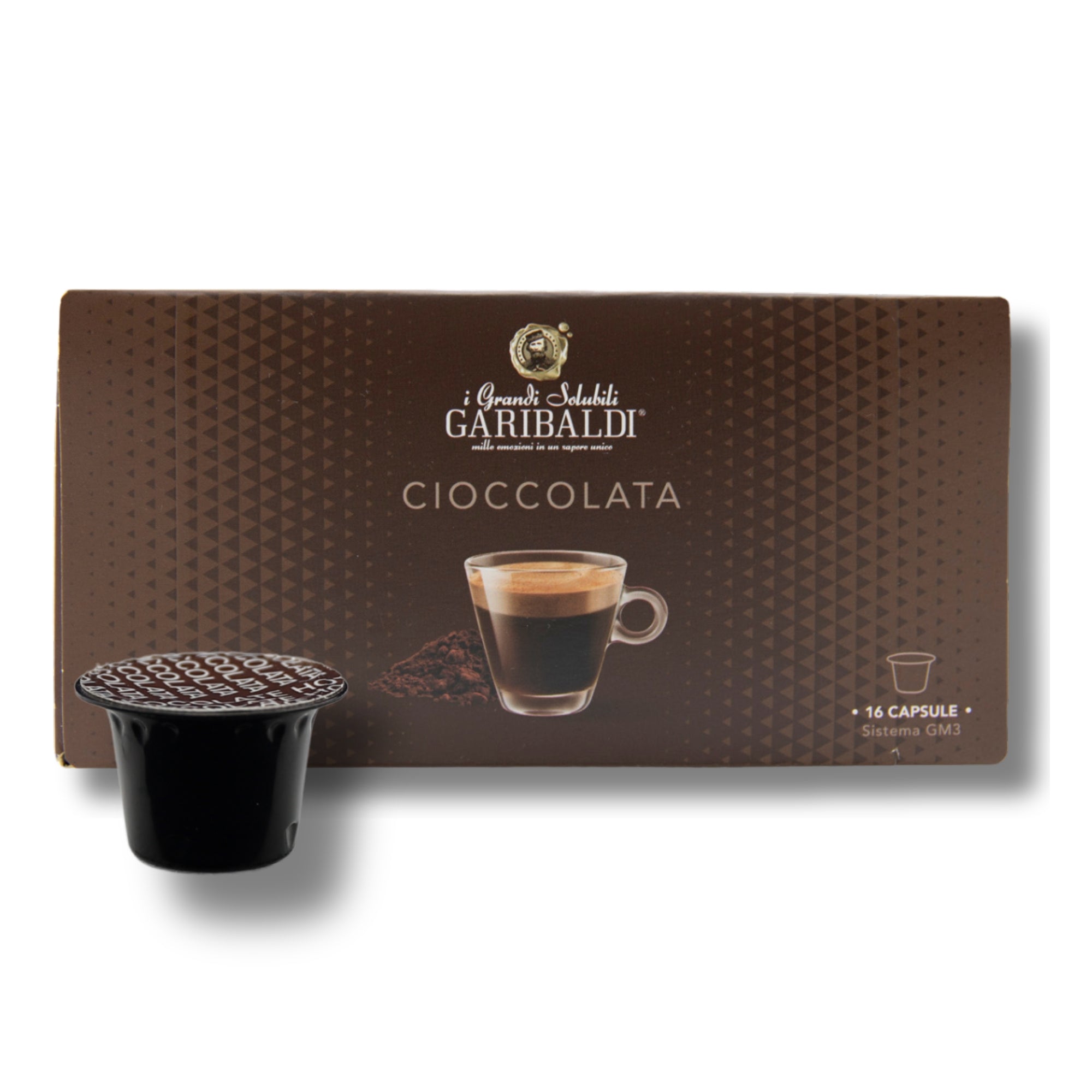 Cioccolata Kapseln – 16 Stück | Heiße Schokolade für Espre Caffè System