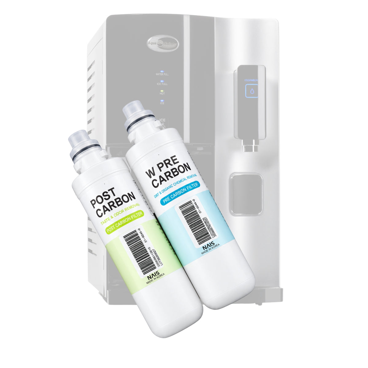 Filtersatz Pinguin für Osmoseanlage Nais – Ersatzfilter für reines und gefiltertes Trinkwasser.