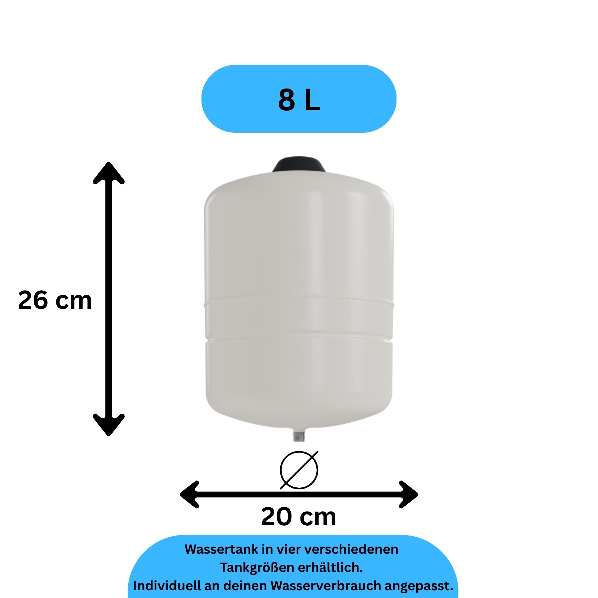 Wassertank für Osmoseanlage online bestellen