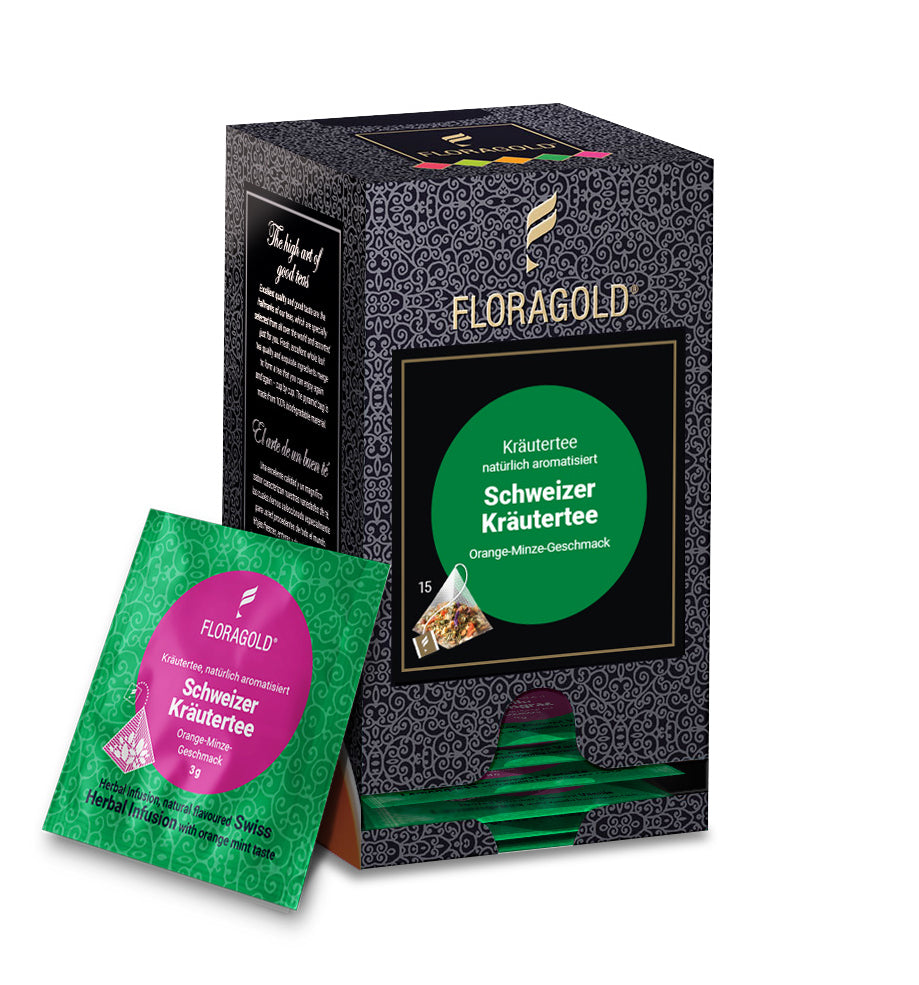 Floragold Swiss травяной чай натуральный, ароматизированный 45г