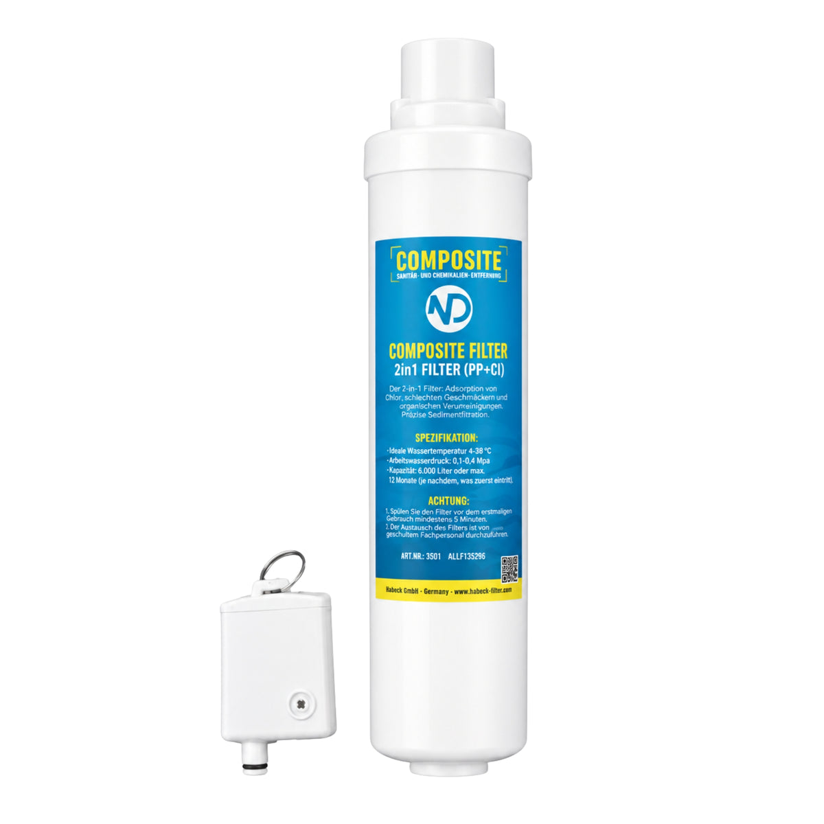Filtersatz für Pure Nino Mini Osmoseanlage – Ersatzfilter für reines und gefiltertes Trinkwasser.
