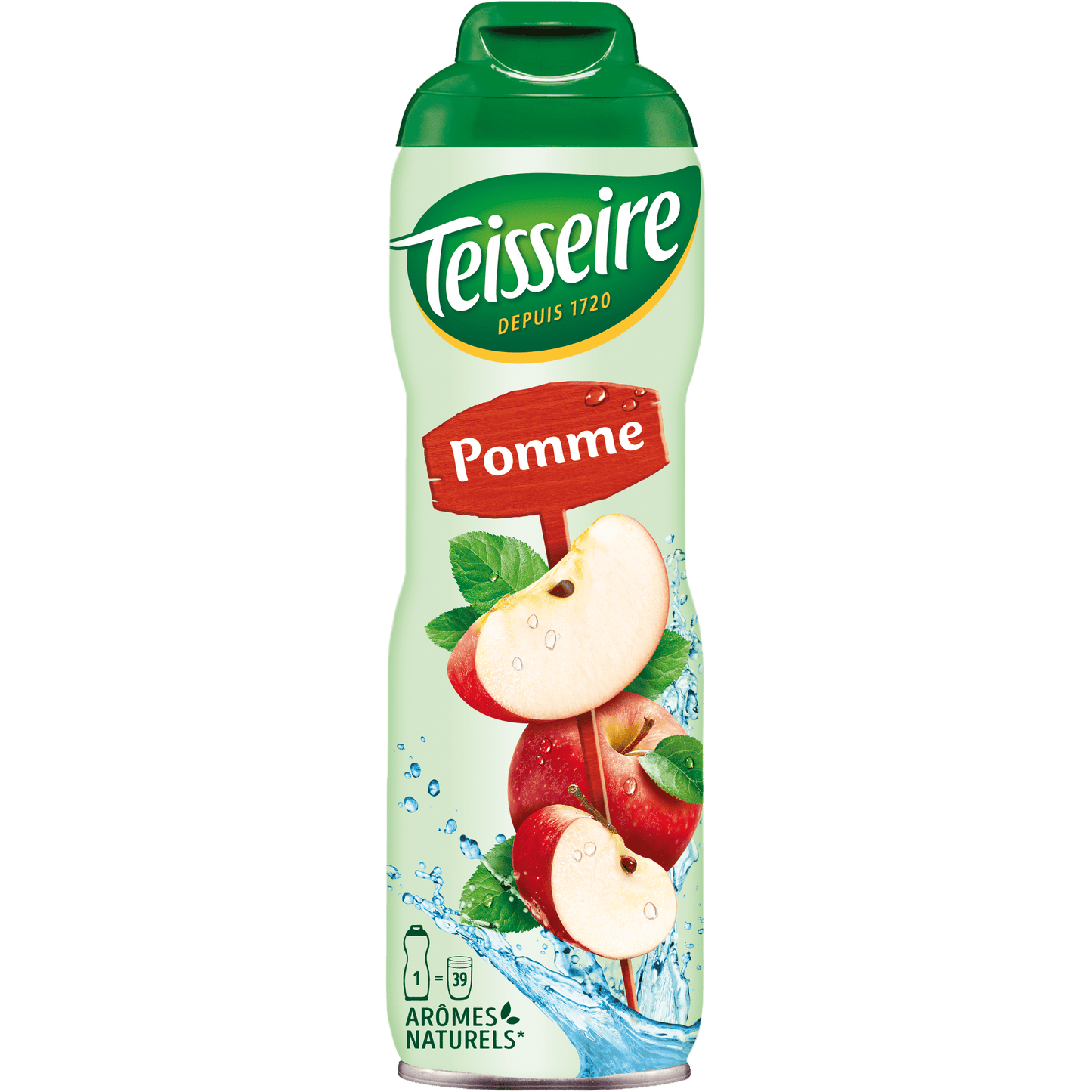 Sirup Teisseire Apfel 600 ml neue Mischungsverhältnis