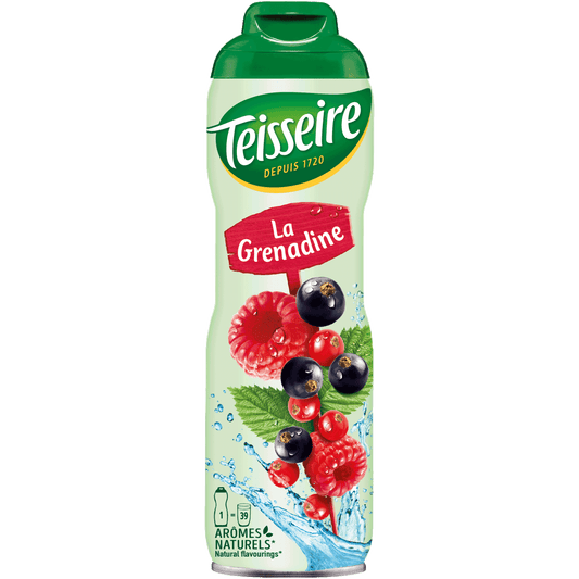 Sirup Teisseire Grenadine 600 ml Sirup Teisseire Apfel 600 ml neue Mischungsverhältnis