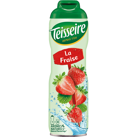 Sirup Teisseire Erdbeere 600 ml neue Mischungsverhältnis