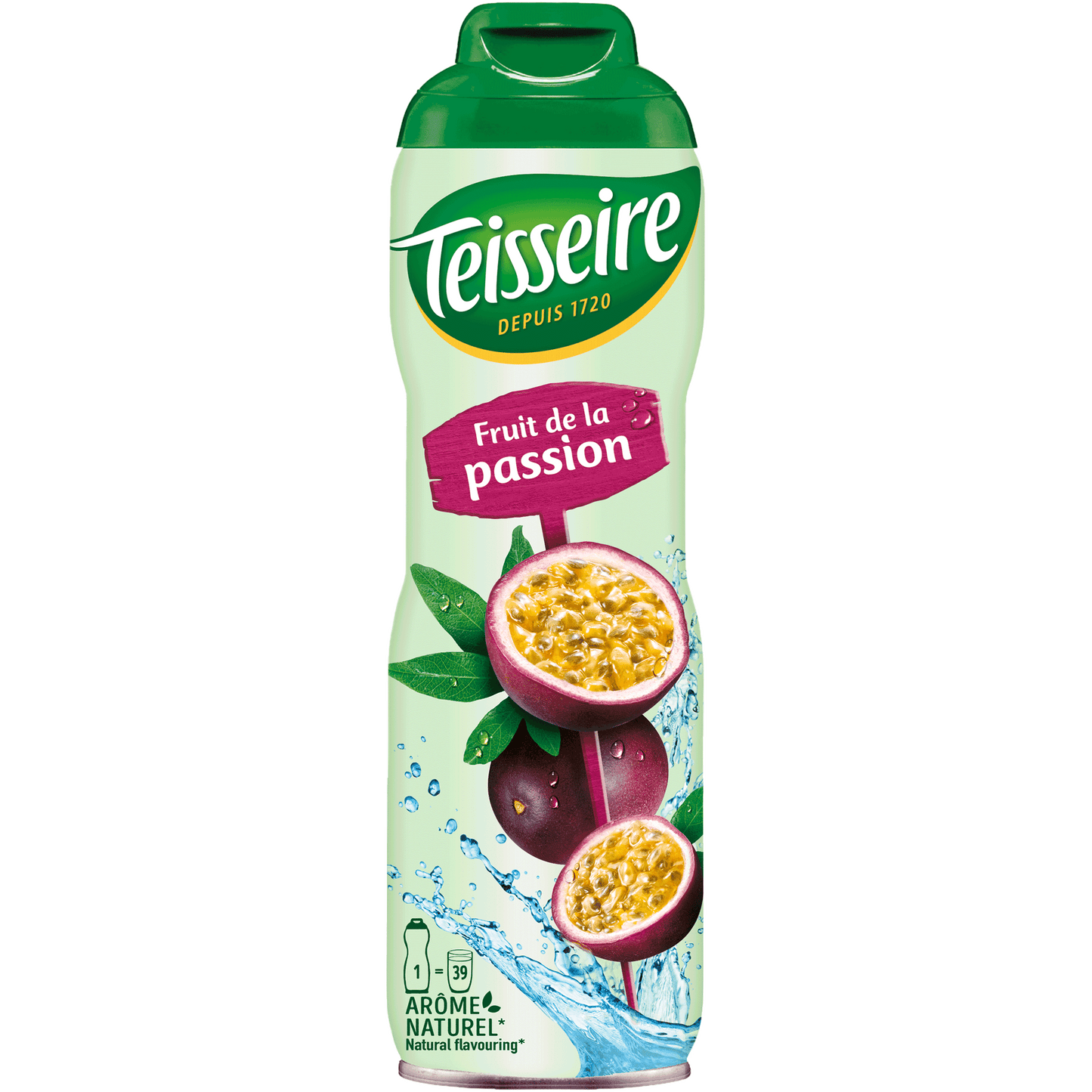 Sirup Teisseire Passion 600 ml neue Mischungsverhältnis