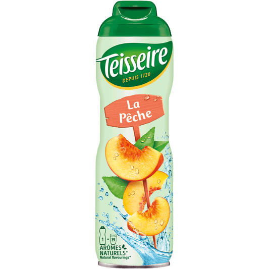 Sirup Teisseire Pfirsich 600 ml neue Mischungsverhältnis